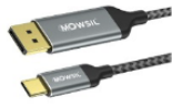 Mowsil USB-C to DP Cable 2Mtr Braided