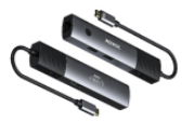 Mowsil USB-C Hub 6 IN 1 with HDMI Switch