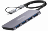 Mowsil 4 Port USB 3.0 Hub TYPE-C+USB