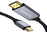 Mowsil Mini DP to HDMI 4K Cable 2Mtr